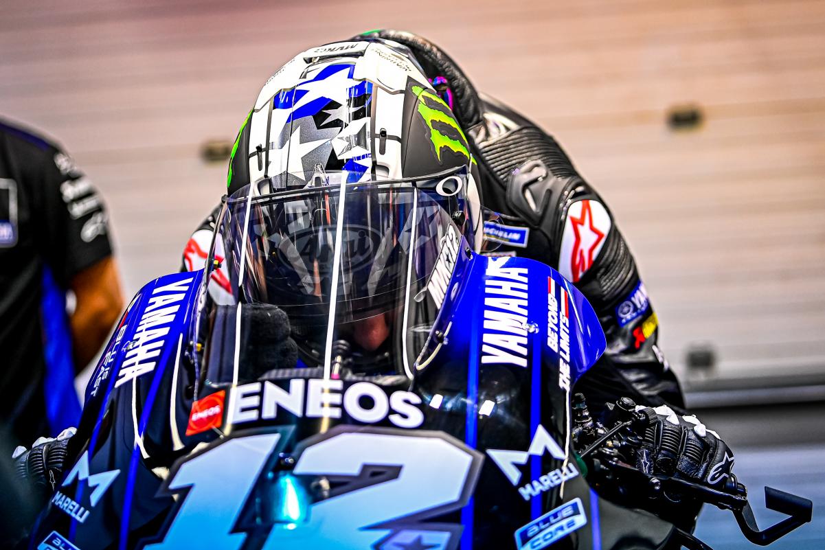 Maverick Viñales est déjà le nez dans la bulle ... 