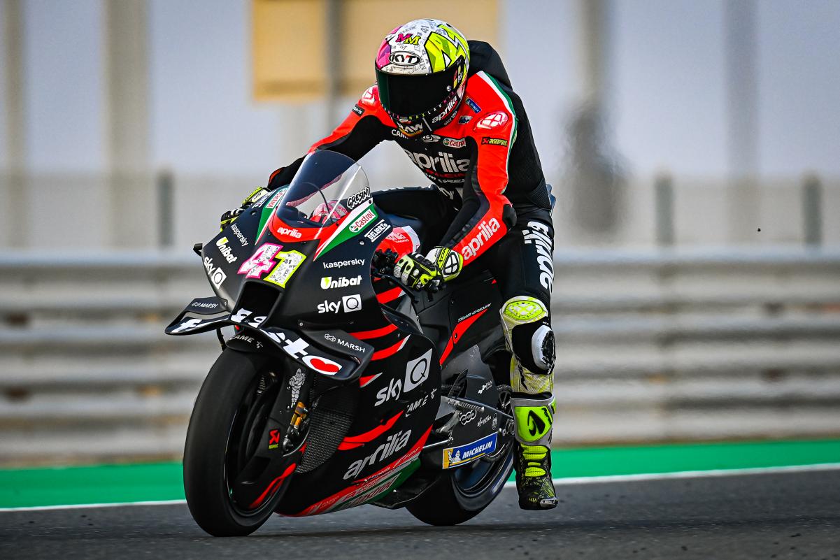 Aleix Espargaró and his Aprilia are still the spoilsport this offseason.