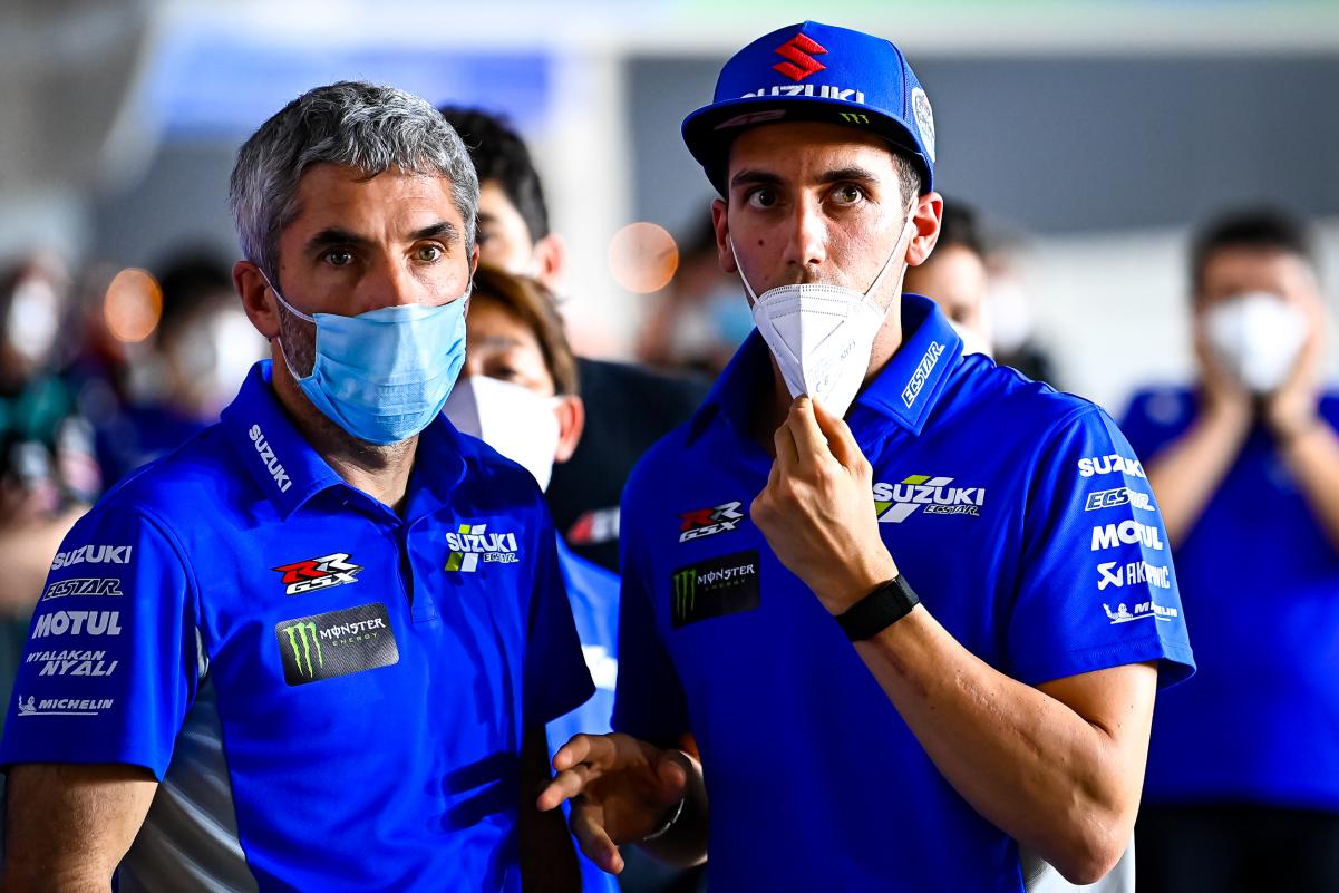 Alex Rins acabou de ter uma surpresa...