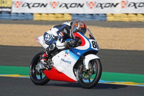 FSBK: Clément Giabbani (Honda) took part in a first training session at Le Mans this weekend [CP]