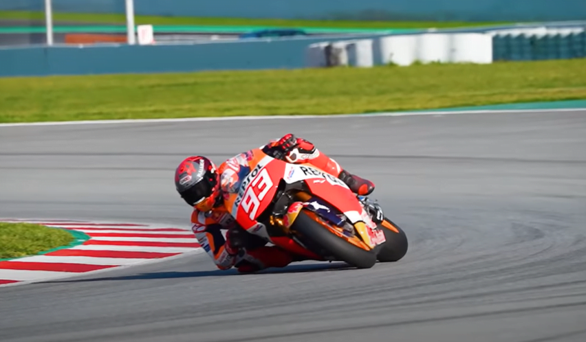 Marc Marquez marca um encontro com este vídeo.