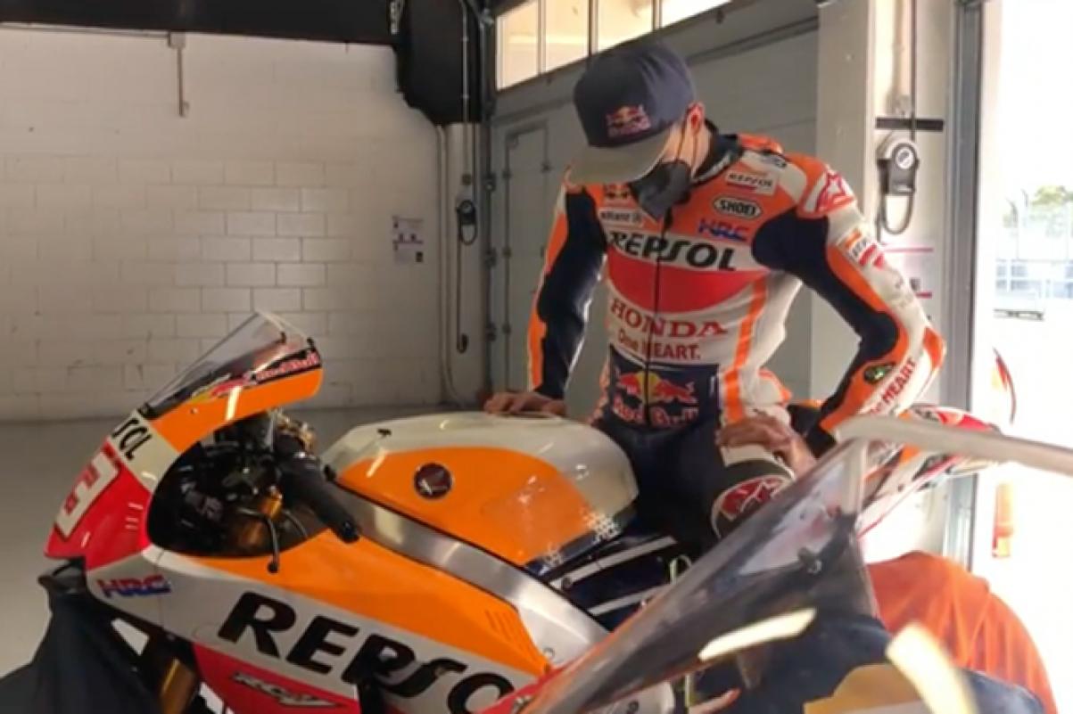 Marc Marquez serait à Portimao.