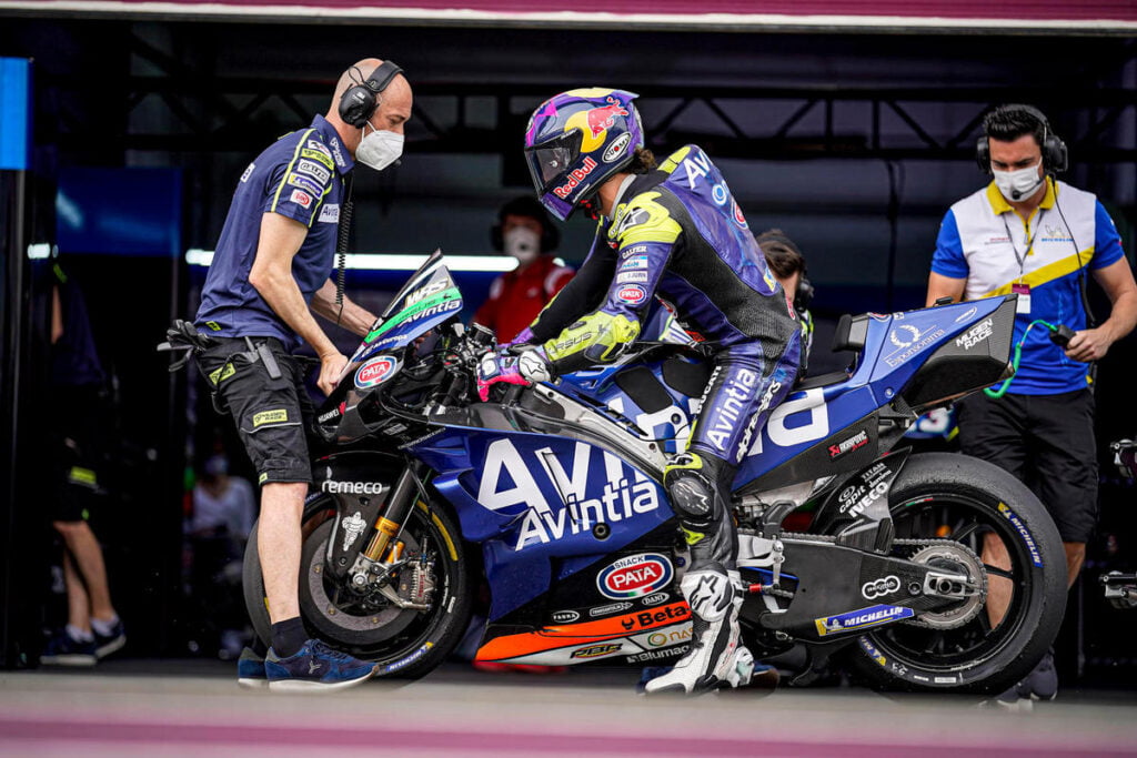 Bastianini had a good MotoGP debut on the Ducati.