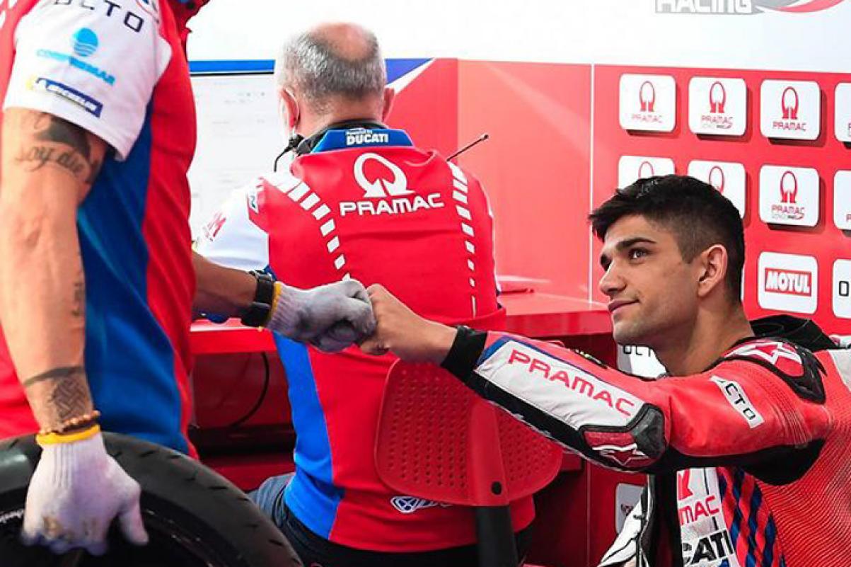 Ducati Jorge Martin takes stock.