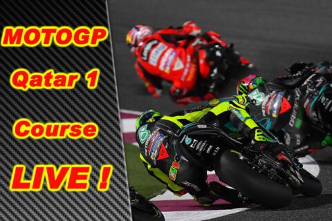 LIVE MotoGP Qatar 1 Course : Viñales en patron, Zarco héroïque!