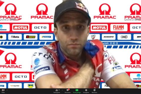 MotoGP Test Qatar 1 J2, Débriefing Johann Zarco (Ducati/6) : « Gigi Dall'Igna vient me voir à chaque fin de run », etc. (Intégralité)