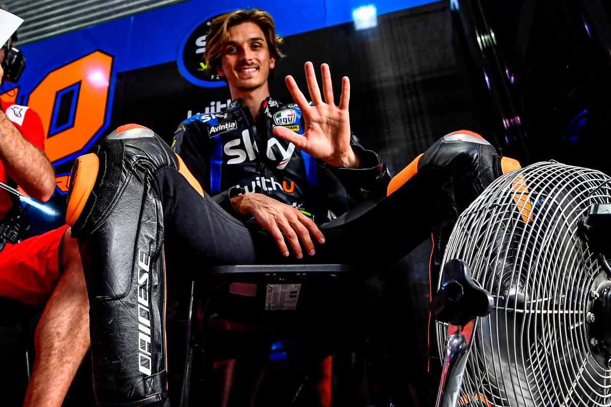 MotoGP Qatar 2 Luca Marini (Ducati/18) : de retour chez lui il mangera une pizza et ira à la gym