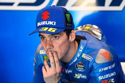 Joan Mir pense à sa course.