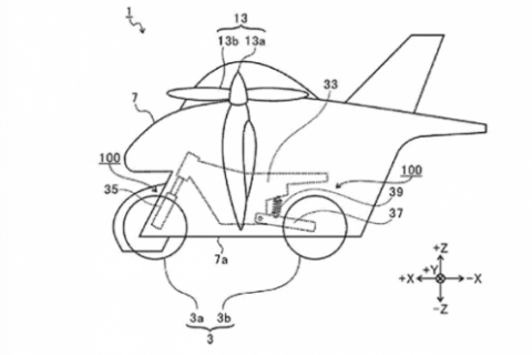 [Street] Subaru brevette un projet de moto volante