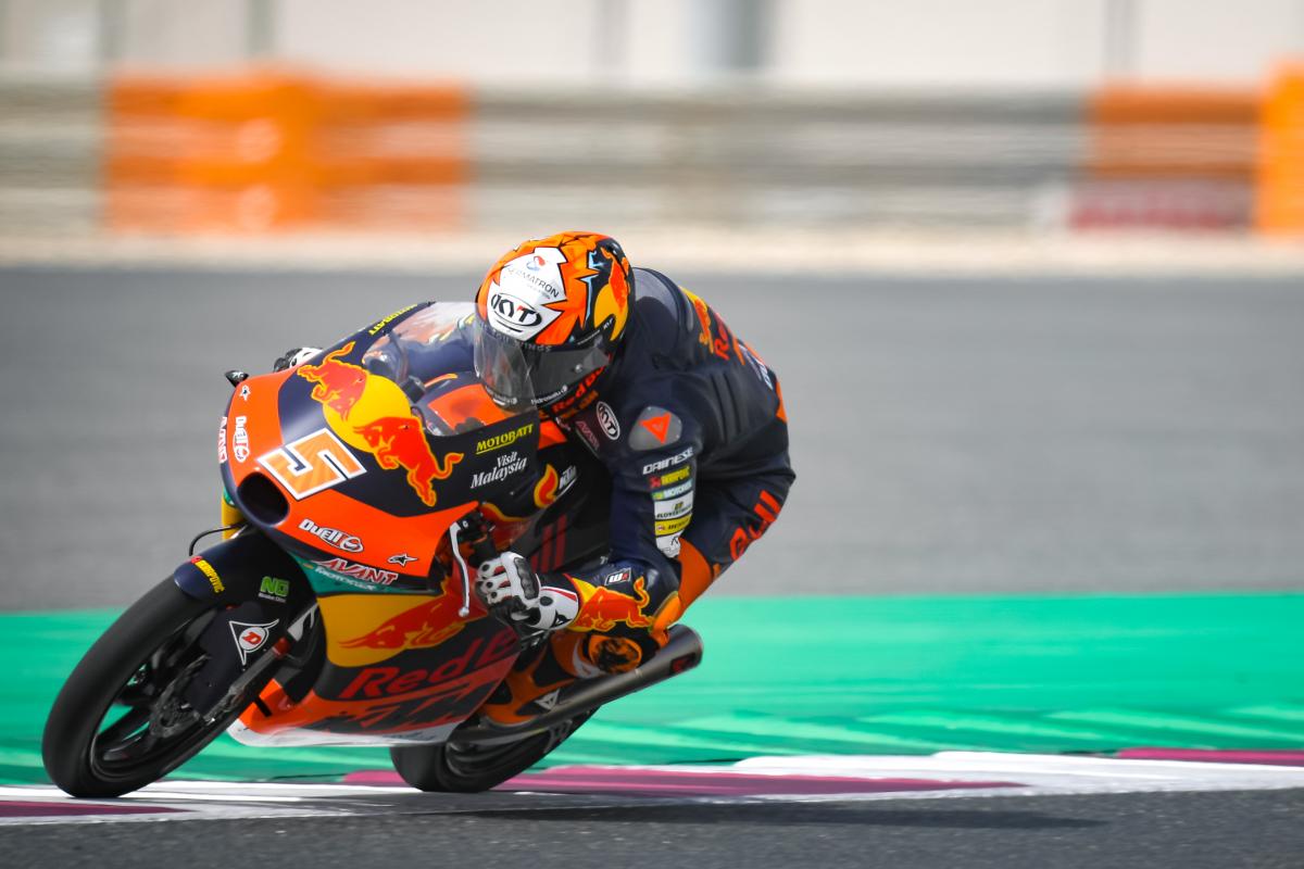 Moto3 Qatar 2 Warm Up : le poleman Jaume Masia mène la danse