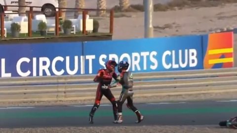 Moto3 Qatar 2 [Video]: McPhee and Alcoba come to blows