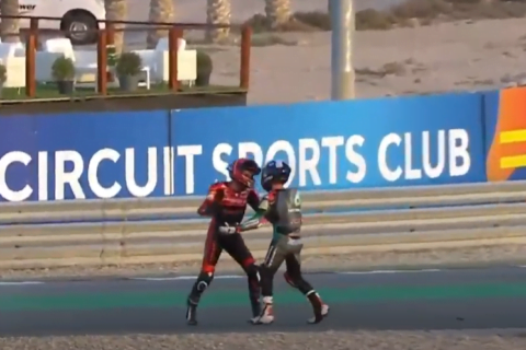 Moto3 Qatar 2 [Vidéo] : McPhee et Alcoba en viennent aux mains