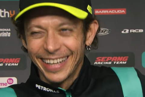 Valentino Rossi a toujours le sens de l'humour.