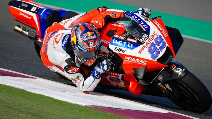 Jorge Martin raises his voice in Qatar.