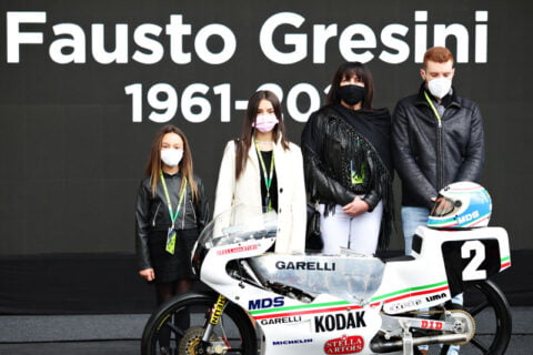 Homenagem da MotoGP e da F1 a Fausto Gresini