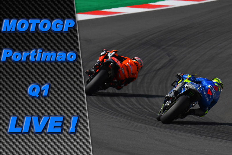 MotoGP LIVE Portimao Q1 : Marc Marquez et Mir passent