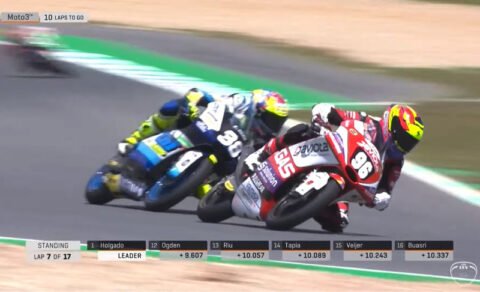 FIM CEV Moto3 Estoril : Daniel Holgado triomphe devant David Salvador sur la TM