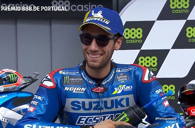 MotoGP Portugal J2 Qualification : Alex Rins (Suzuki/2) « à chaud » !