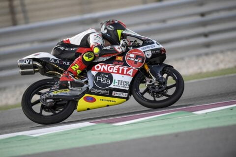 Moto3 カタール 1: パオロ・シモンチェリが鈴木達樹とロレンソ・フェロンについて語る