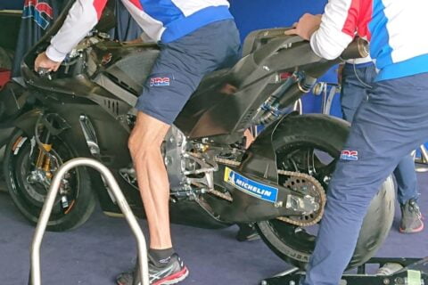 « Spy Attitude » MotoGP : La version 2022 de la Honda RC213V surprise à Jerez ?