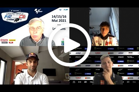 MotoGP, Grand Prix de France : la vidéo de la conférence avec Fabio Quartararo, Johann Zarco et Lorenzo Fellon
