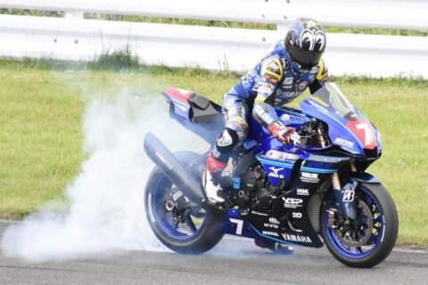 全日本スーパーバイク菅生：中須賀克行とヤマハが5点中5点！ （ビデオ）