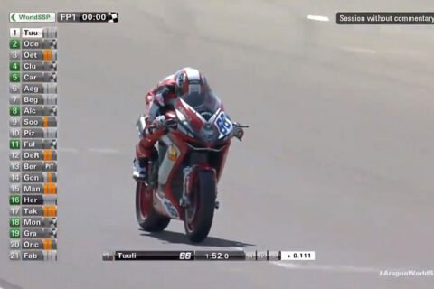 WSBK SSP आरागॉन FP1: निकी टुली ने सुपरस्पोर्ट सीज़न लॉन्च किया!