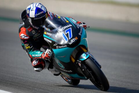 Moto3 カタルーニャ バルセロナ ウォームアップ: ジョン・マクフィーがバルセロナを目覚めさせる