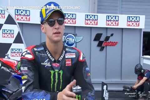 MotoGP Sachsenring J2 Qualifications Fabio Quartararo (Yamaha/2) : « à chaud » !