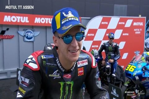 MotoGPオランダ・アッセンJ3レース：ファビオ・クアルタラロ（ヤマハ/1）「熱い」！