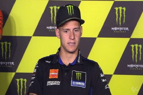 MotoGP Catalonia Barcelona J0, Debriefing Fabio Quartararo (Yamaha): “Montmeló? A track that suits my riding well,” etc. (Entirety)