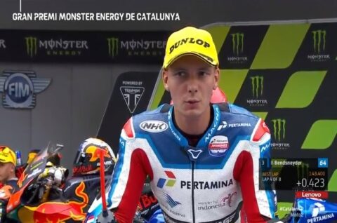 Moto2 Catalogne J2 Qualifications : Bo Bendsneyder (SAG team Kalex/3) « à chaud » !