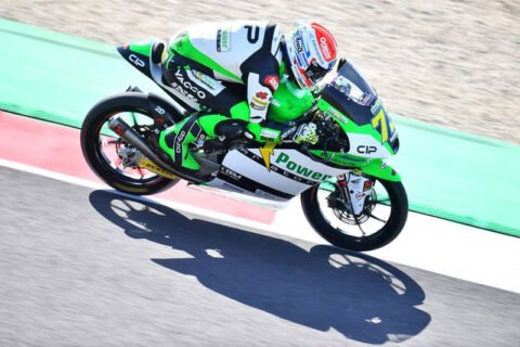 Moto3 Italie J3 CIP-Green Power : Kaito Toba dans le groupe de tête au Mugello, Maximilian Kofler se blesse [CP]