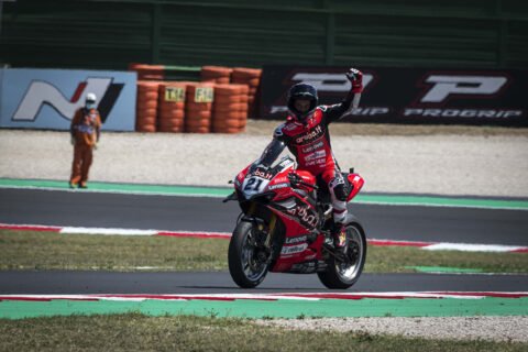 WSBKスーパーバイクミサノコースSP：リナルディが優勝確定、レア3位