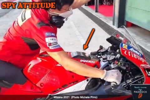 Teste privado de MotoGP em Misano: Não há Zarco, mas uma Ducati “estranha” e um pôster...