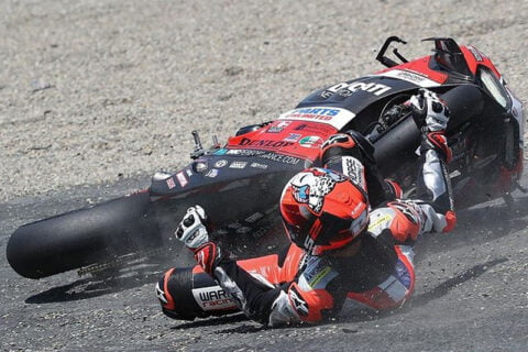 MotoAmerica Superbike Laguna Seca J1: Loris Baz dá tudo no saca-rolhas para pegar Jake Gagne... (Vídeo)