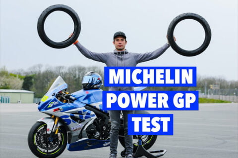 Street : Sylvain Guintoli teste les Michelin Power GP sur circuit (Vidéo)
