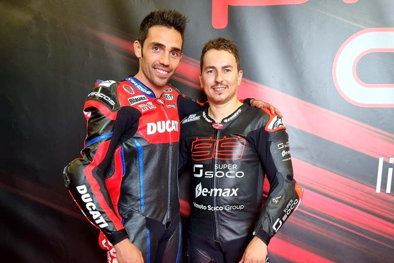 People MotoGP : Jorge Lorenzo de retour en piste avec Michele Pirro