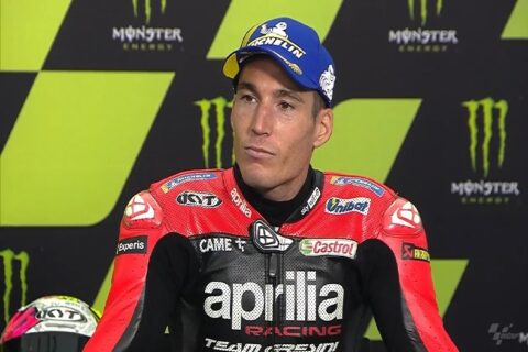 MotoGP Silverstone J3 Débriefing Aleix Espargaró (Aprilia/3) : « Je ne vois personne en mesure de battre Fabio », etc. (Intégralité)