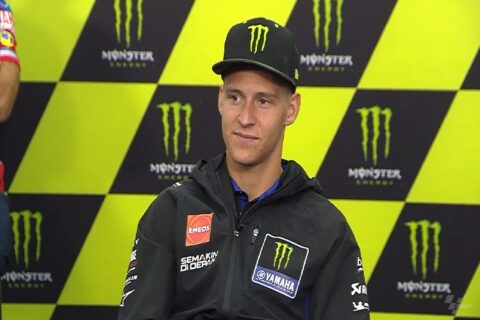 MotoGP Silverstone J0 Debriefing Fabio Quartararo (Yamaha): “A saída de Viñales? É algo com que não me preocupo muito”, etc. (Total)