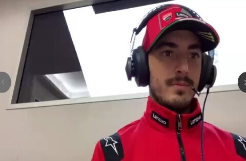 MotoGP Silverstone J1 Débriefing Pecco Bagnaia (Ducati/6) : « Certain que nous allons réaliser un nouveau bond en avant demain », etc. (Intégralité)