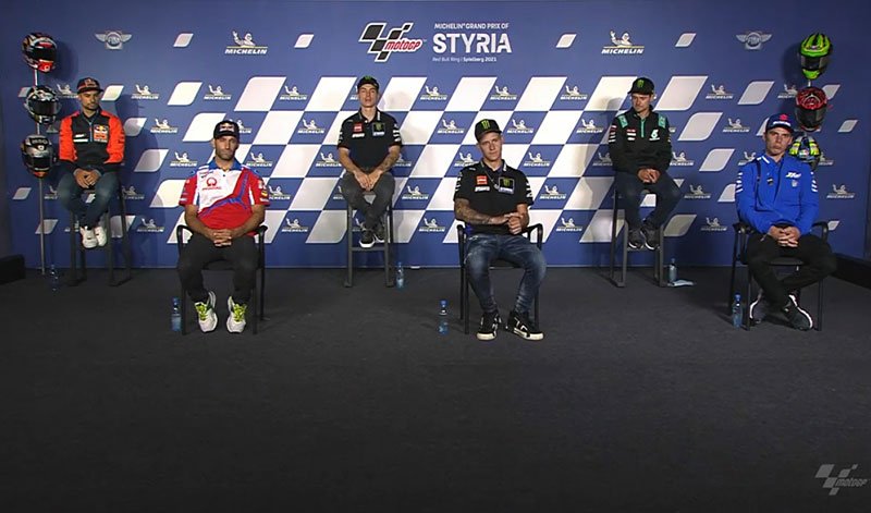 MotoGP Styria: As reações de Fabio Quartararo e Johann Zarco ao anúncio da saída de Valentino Rossi