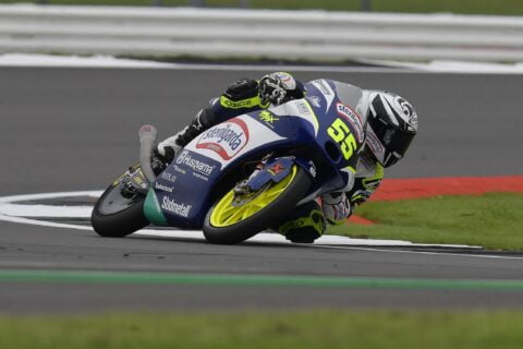 Moto3 Silverstone FP2: Romano Fenati doubles the lead and breaks the lap record