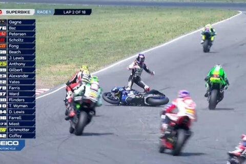 MotoAmerica Brainerd J3 : Jack Gagne chute... et gagne sa 10e course consécutive !