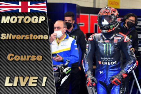MotoGP Silverstone Course LIVE : Fabulous Fabio Quartararo, Roi d'Angleterre !