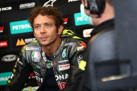 MotoGP Silverstone J2 Débriefing Valentino Rossi (Yamaha/8) : « Nous n'avons pas d'accord avec Pecco », etc. (Intégralité)