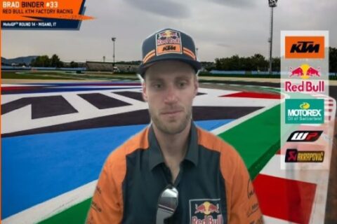 MotoGP Misano 1 J3 Débriefing Brad Binder (KTM/9) : « Compte tenu de nos galères ce résultat n'est pas si mal », etc. (Intégralité)