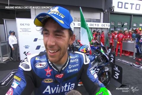 MotoGP Misano J3 Course : Enea Bastianini (Ducati/3) &laquo; &agrave; chaud &raquo; !