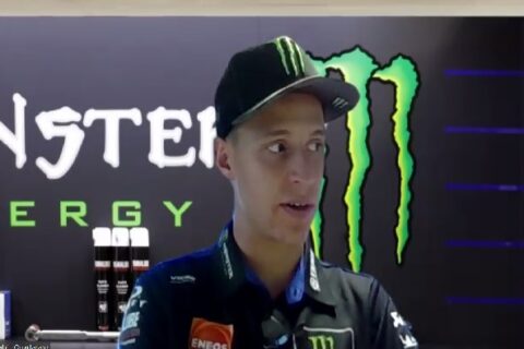 MotoGP Aragón J3 Debriefing Fabio Quartararo (Yamaha/8): “It’s not a disaster”, etc. (Entirety)