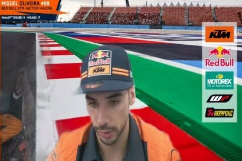 MotoGP Misano 1 J3 Débriefing Miguel Oliveira (KTM/20) : « Il n'y avait aucun gain à espérer », etc. (Intégralité)